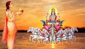 Yudhishthira Worships the Sun
